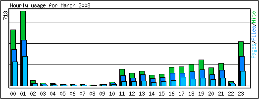 Hourly usage