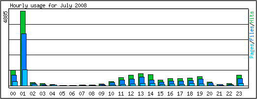 Hourly usage