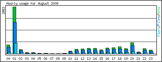 Hourly usage