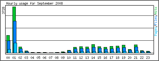 Hourly usage