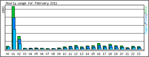 Hourly usage